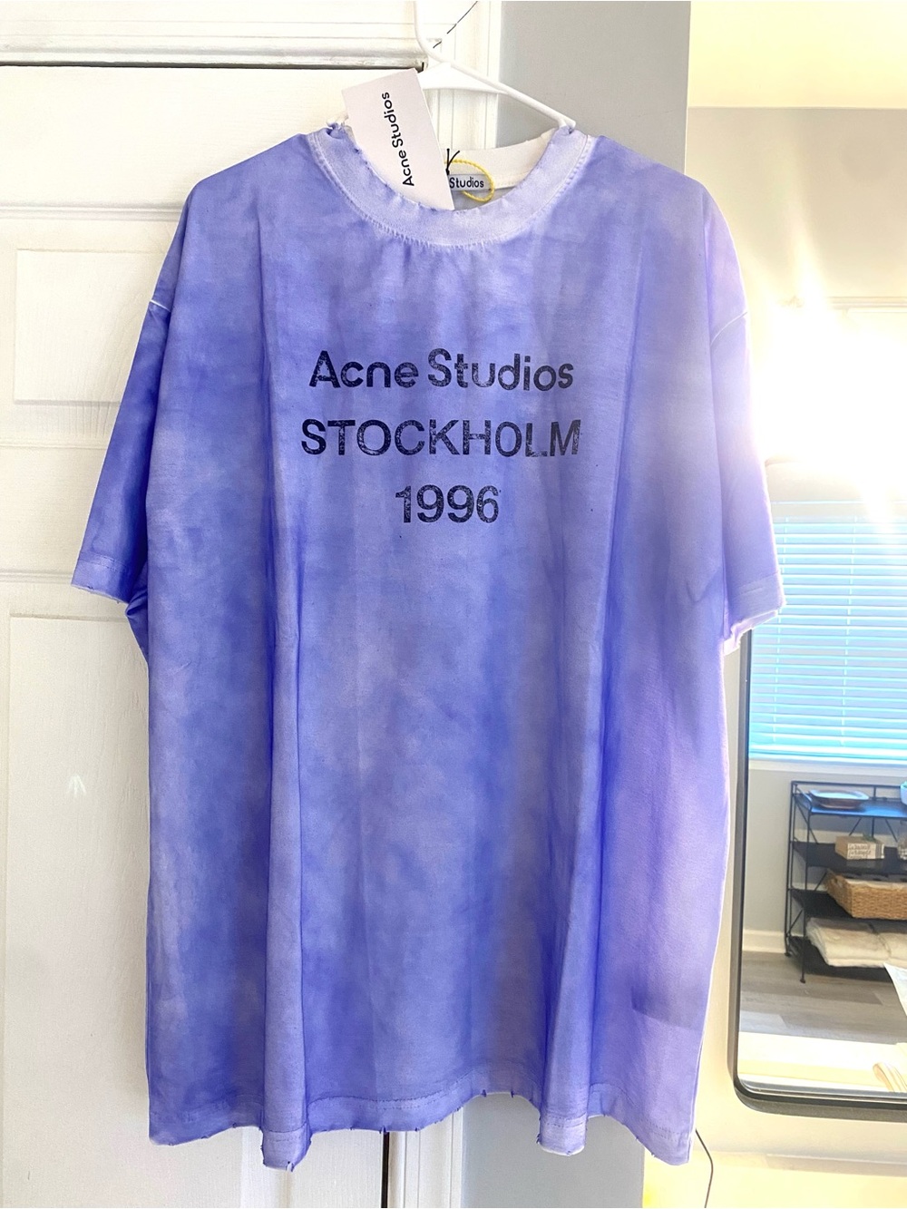 Acne Studios Stockholm 1996 Tie-Dye Tee - Lavender Purple